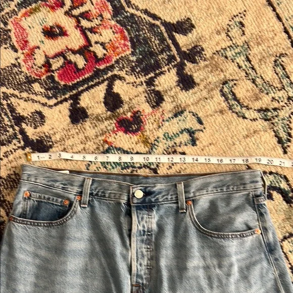 Levi's Blue A-Line Knee-Length Casual Skirt - Picture 2 of 4